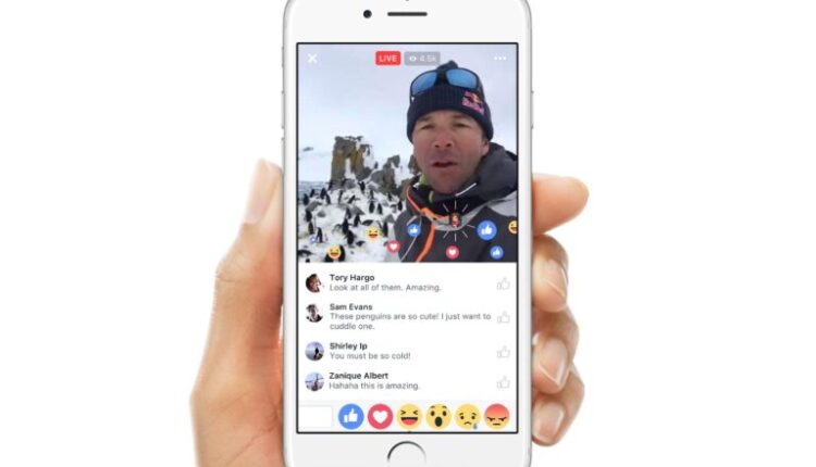 البث المباشر للفيس بوك